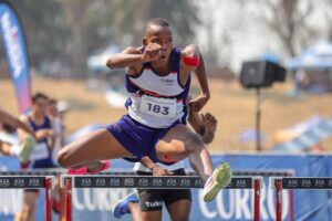 MATODZI NDOU SHATTERS SA YOUTH HURDLES RECORD