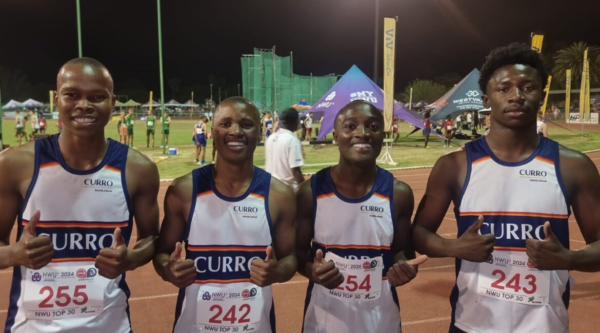 Curro Hazeldean 4x100m relay team