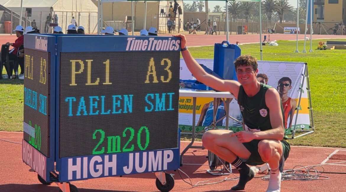 Taelyn Smith at the Southern Region Youth Games