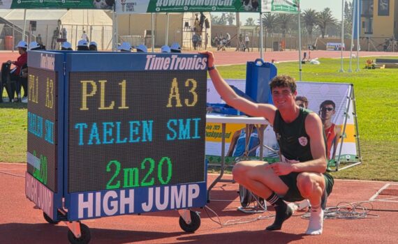 Taelyn Smith at the Southern Region Youth Games