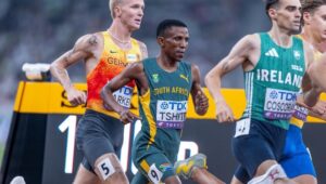 TSHITE TAKES NINTH PLACE, SPRINTERS PROGRESS ON DAY FIVE