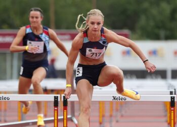 Marione Fourie at the SA Senior Championships